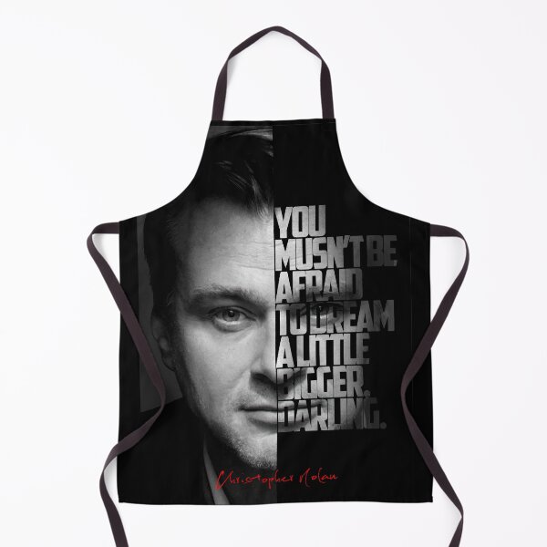 Item preview, Black and white Christopher Nolan quote. designed and sold by Enea Kelo.