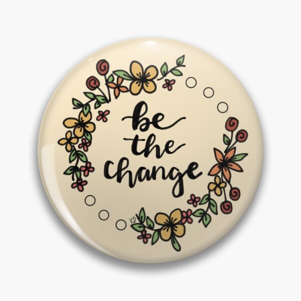 Item preview, Be the Change Floral Fall  designed and sold by lafayettiart.