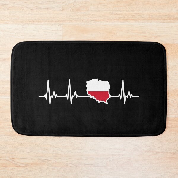 Item preview, Polish Flag Heart Beat Poland Polska designed and sold by samshirts.