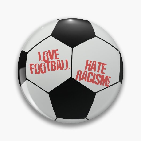 Artikelvorschau, Liebe Fußball hasse Rassismus entworfen und verkauft von Roberto Hooligan.