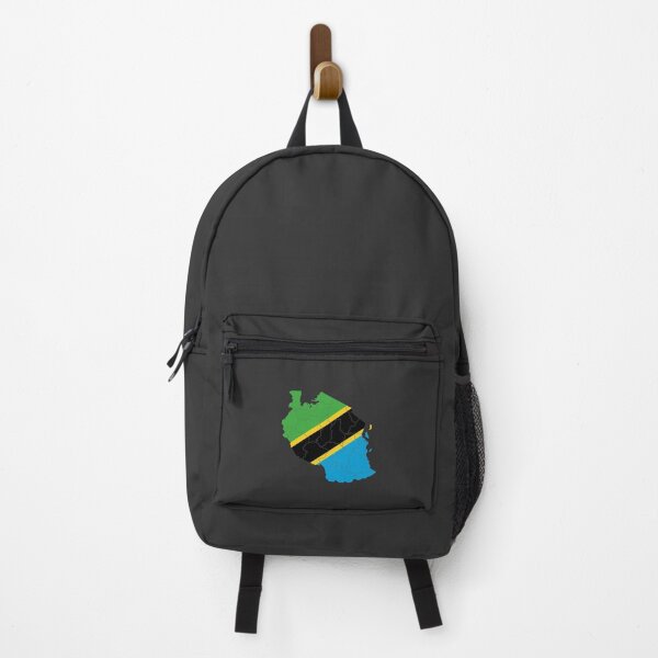 Item preview, Tanzania Flag Map with regions designed and sold by Alo.