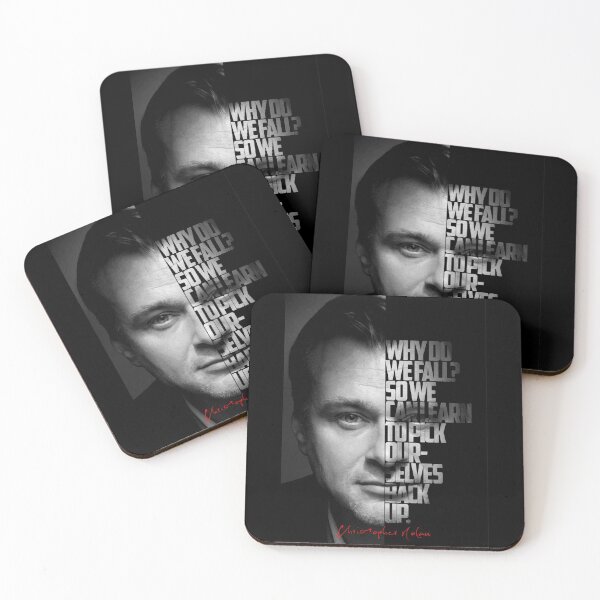 Item preview, Black and white Christopher Nolan quote. designed and sold by Enea Kelo.