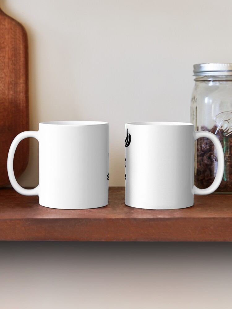 Double Wall Glass Mugs With Caffeine Monogram (pair)