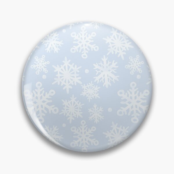 Item preview, Preppy Pastel Ice Blue Nordic Xmas Winter Snowflakes designed and sold by IamTrending.