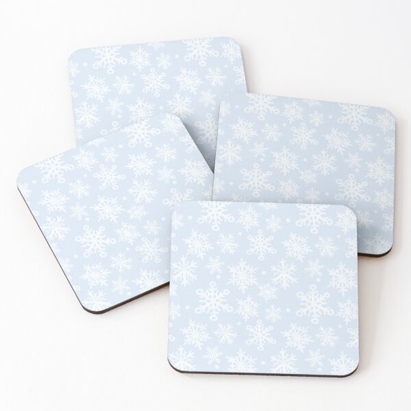 Item preview, Preppy Pastel Ice Blue Nordic Xmas Winter Snowflakes designed and sold by IamTrending.