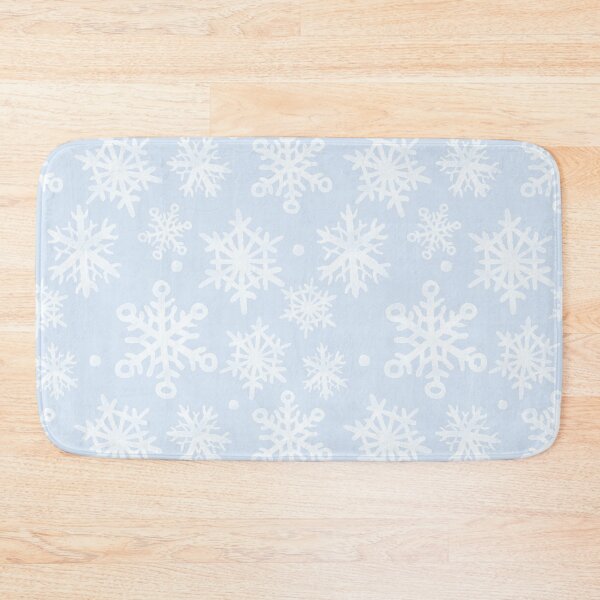 Item preview, Preppy Pastel Ice Blue Nordic Xmas Winter Snowflakes designed and sold by IamTrending.