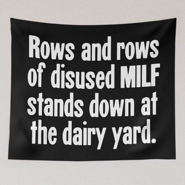 Item preview, Rows and Rows Of Disused MILF Stands Down At the Dairy Yard designed and sold by Good-Looking Corpse.