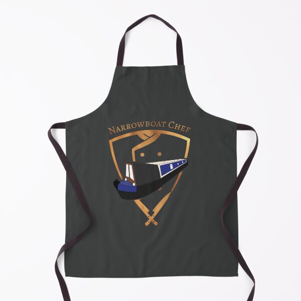 Item preview, Narrowboat Chef Logo Charcoal designed and sold by NarrowboatChef.