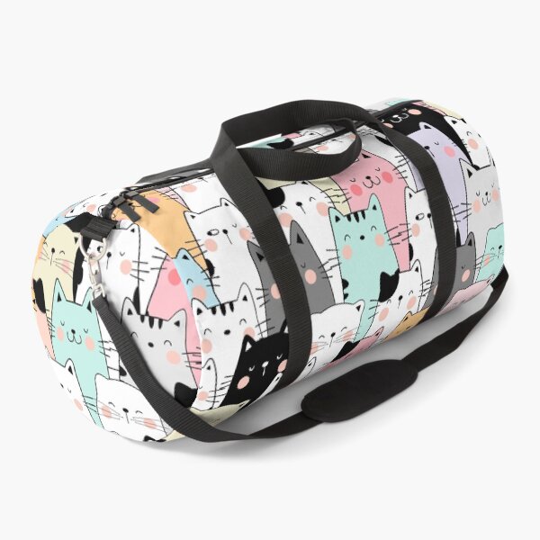 Artikelvorschau, Buntes Katzenmuster entworfen und verkauft von PatternSquare.