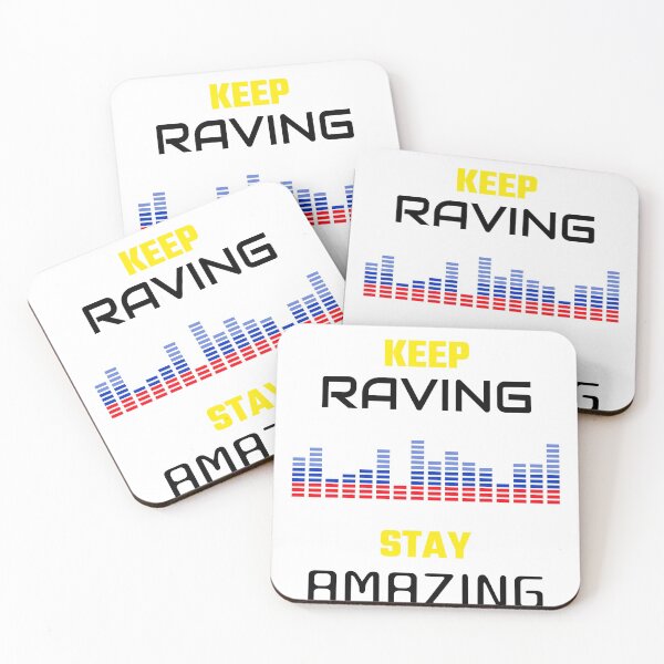 Artikelvorschau, Equalizer Keep Raving Stay Erstaunliches Design entworfen und verkauft von TeesByMark.