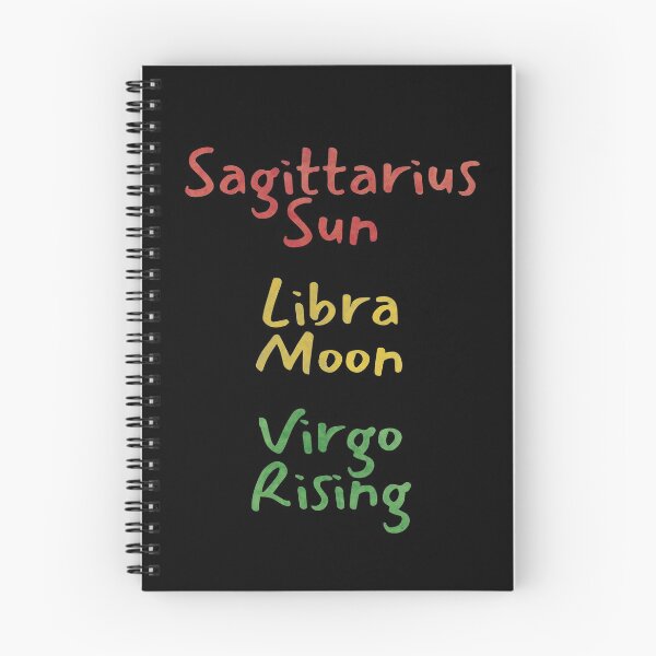 Item preview, Sagittarius Sun Libra Moon Virgo Rising Text designed and sold by leomooncreates.