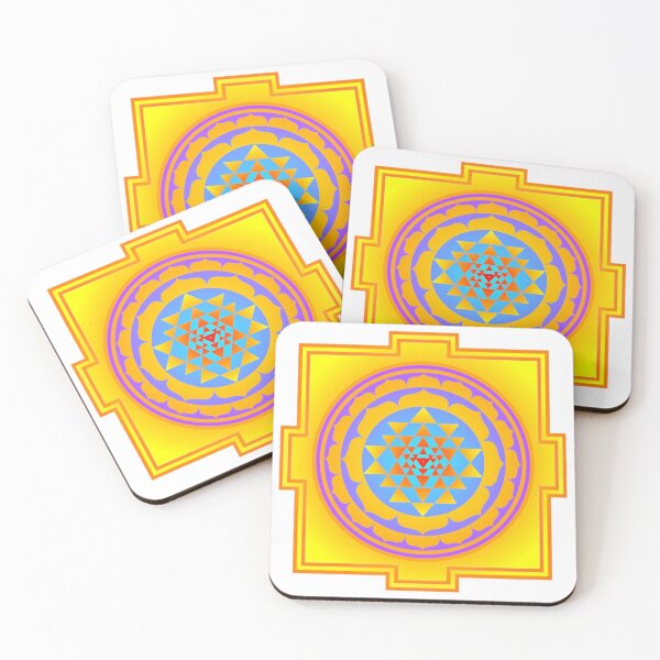 Item preview, Yellow Sri Yantra designed and sold by amira.