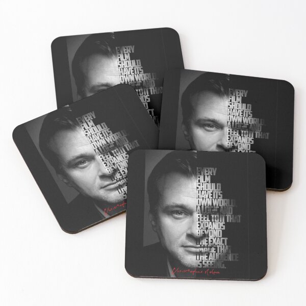 Item preview, Black and white Christopher Nolan quote. designed and sold by Enea Kelo.
