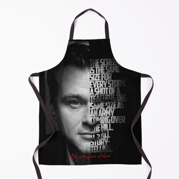 Item preview, Black and white Christopher Nolan quote. designed and sold by Enea Kelo.