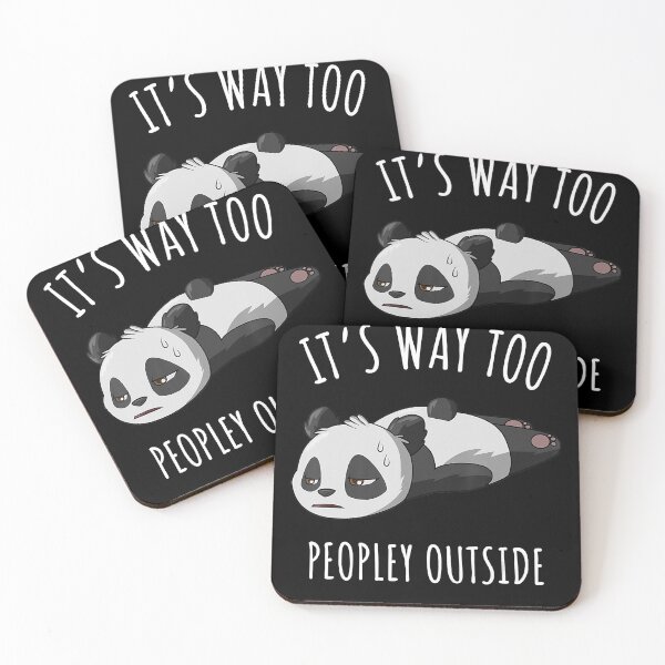 Item preview, It_s Way Too Peopley Outside Introvert Antisocial T Shirt T-Shirt designed and sold by EveElliott.