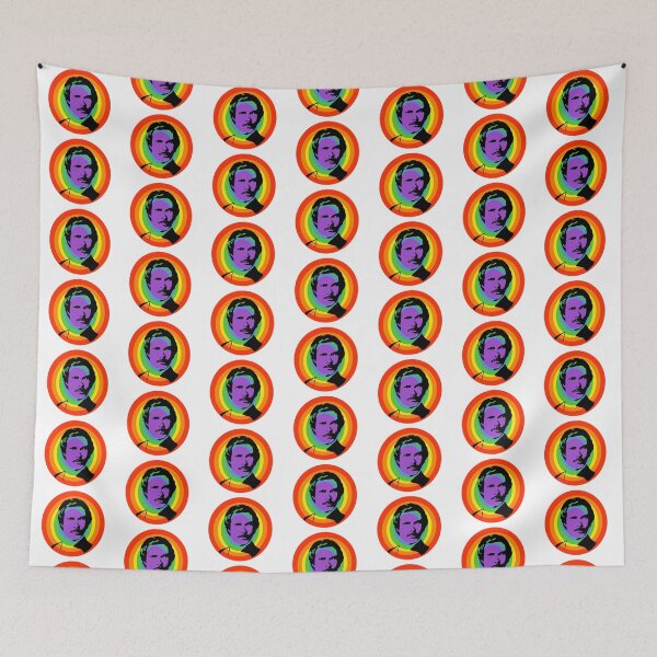 Item preview, Rainbow Ron Burgundy silhouette  designed and sold by Sian Harris.