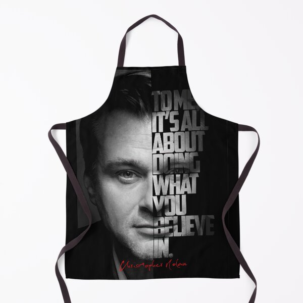 Item preview, Black and white Christopher Nolan quote. designed and sold by Enea Kelo.