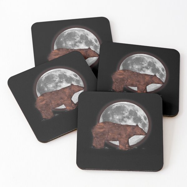 Item preview, Bear and moon designed and sold by Mindful-Designs.
