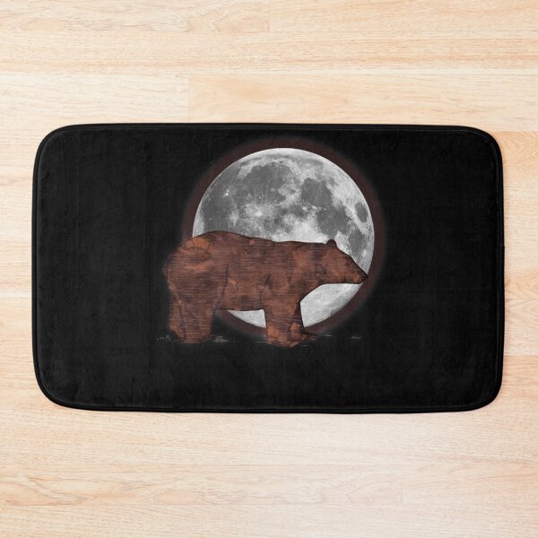 Item preview, Bear and moon designed and sold by Mindful-Designs.
