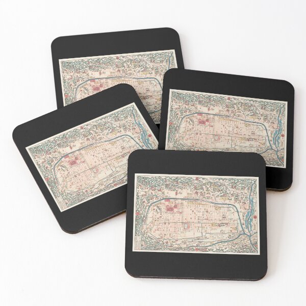 Item preview, Map of Kyoto Japan designed and sold by SFTStudio.