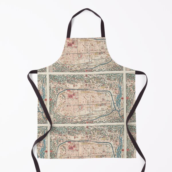 Item preview, Map of Kyoto Japan designed and sold by SFTStudio.