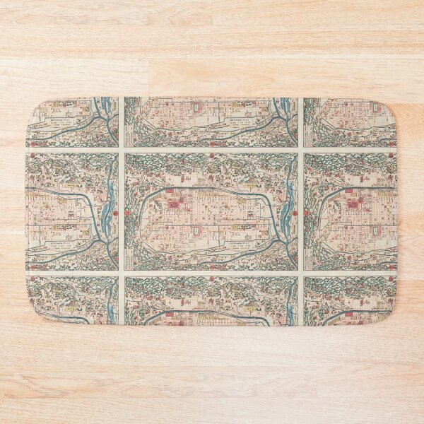 Item preview, Map of Kyoto Japan designed and sold by SFTStudio.