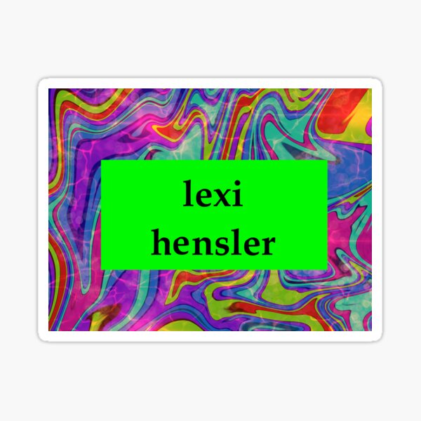lexi hensler Sticker