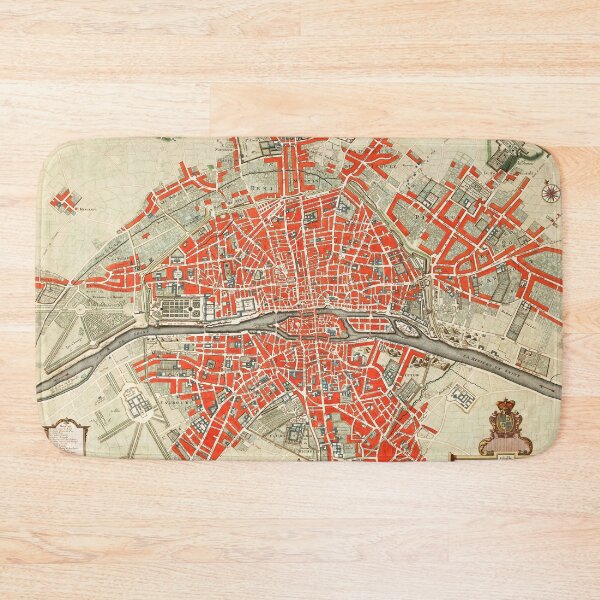 Item preview, Vintage Paris Map designed and sold by SFTStudio.