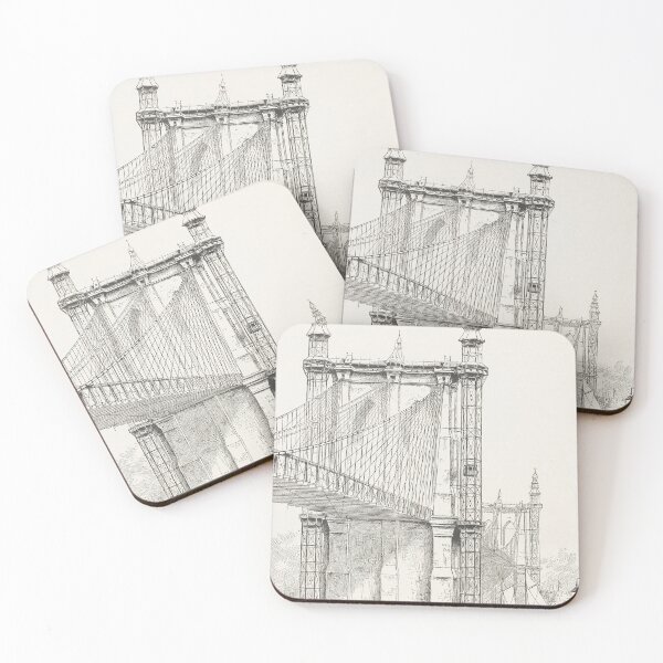 Item preview, Brookyln Bridge Illustration designed and sold by SFTStudio.