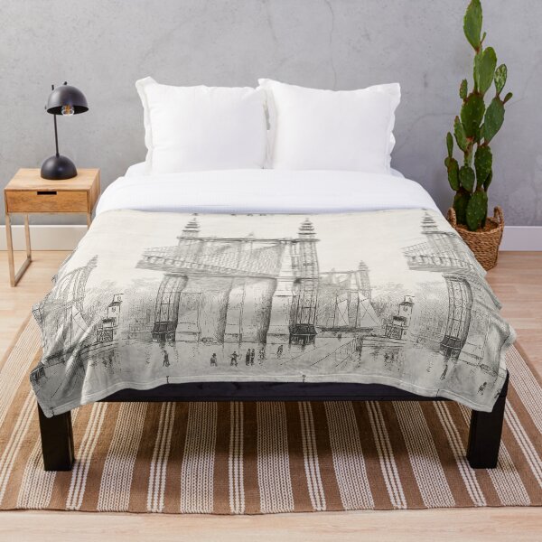 Item preview, Ilustración del puente de Brooklyn designed and sold by SFTStudio.