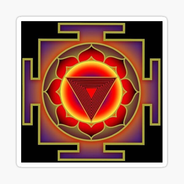 Bhairavi Yantra Sticker