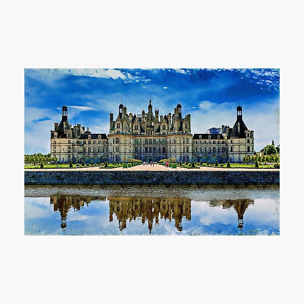 Item preview, Medieval Chateau de Chambord in Loire Valley in France. designed and sold by Newlander90.