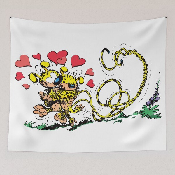 Item preview, Marsupilami in love designed and sold by Hubashop.