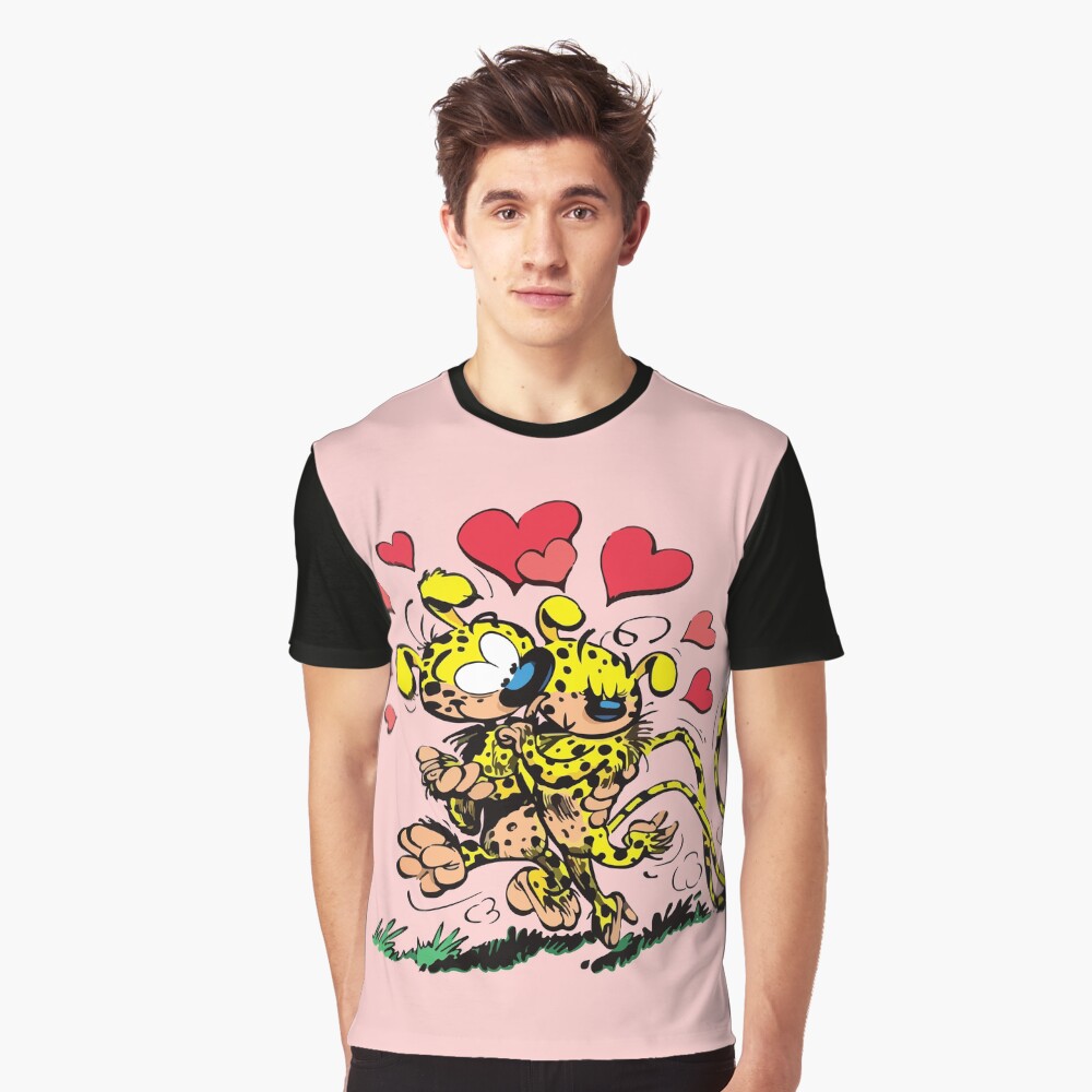 T-shirt Marsupilami Haiiro Homme Blanc Taille M – Hello Cutie Coton