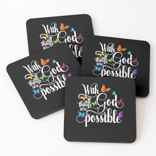 Item preview, With God All Things Are Possible Gift designed and sold by MauriceRun0.