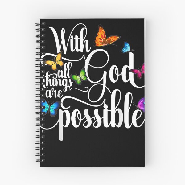 Item preview, With God All Things Are Possible Gift designed and sold by MauriceRun0.