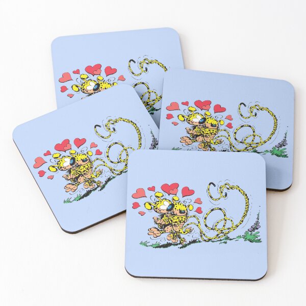 Item preview, Marsupilami in love / Light blue designed and sold by Hubashop.