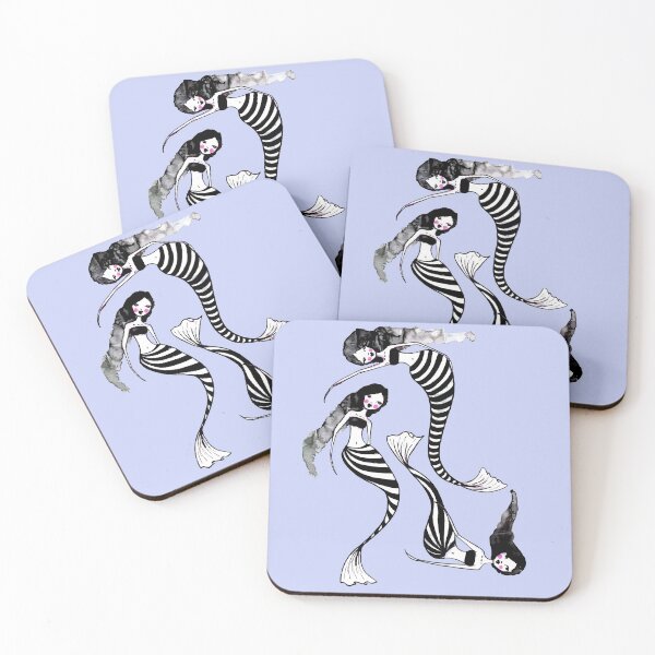 Item preview, Drifting Along The Currents - Striped Mermaids 1 of 2 designed and sold by LittleMissTyne.