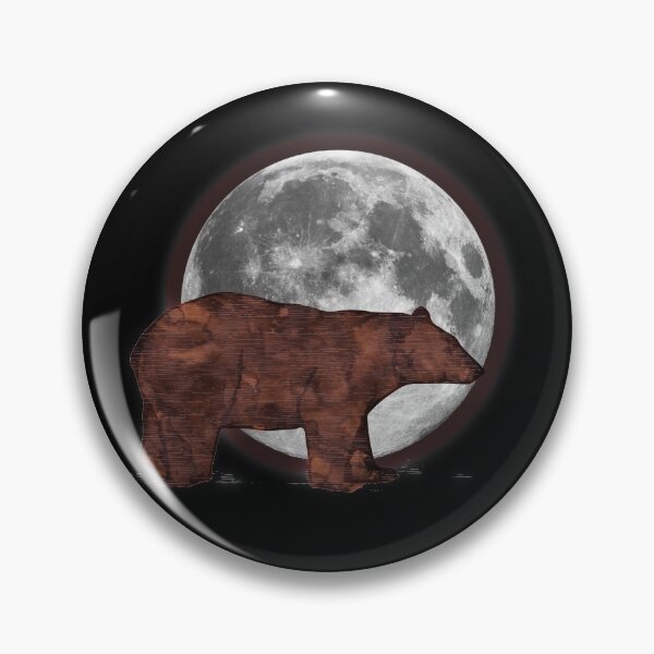 Item preview, Bear and moon designed and sold by Mindful-Designs.