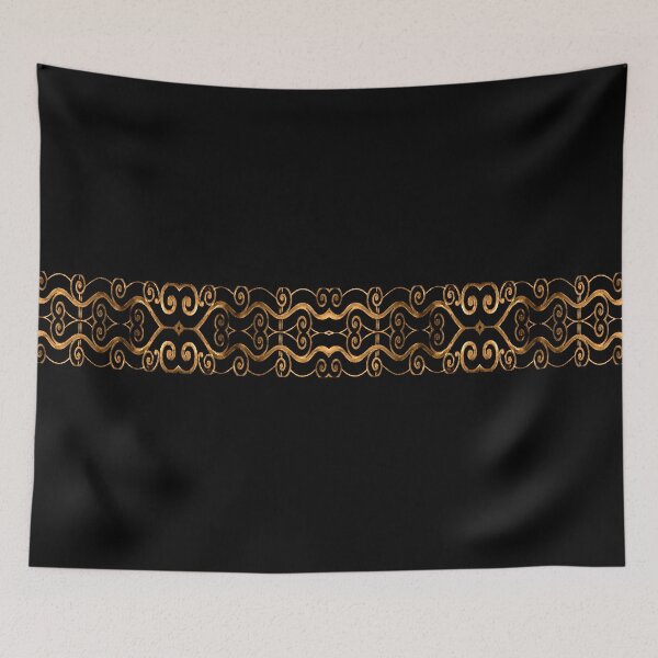 Item preview, Luxury Ornate Minimal Style Dark Print designed and sold by DFLC Prints.
