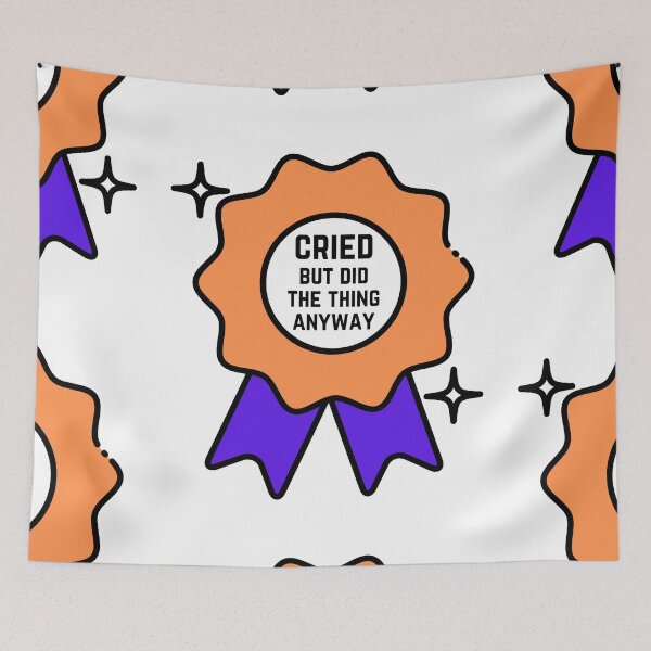Item preview, Cried but did the thing anyway designed and sold by AdelDa19.