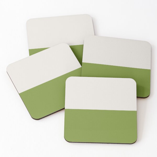 Item preview, Color Block Green Beige designed and sold by La Chic.