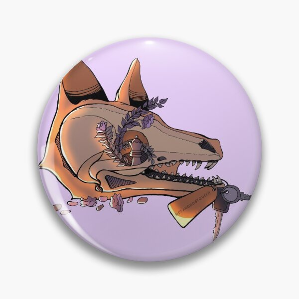 Item preview, Fox Skull inspired by All For The Game (purple) designed and sold by dearghostqueen.