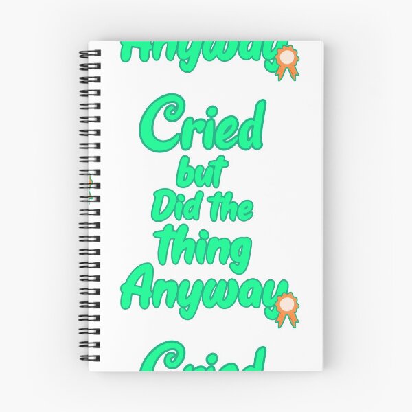 Item preview, Cried but did the thing anyway designed and sold by AdelDa19.
