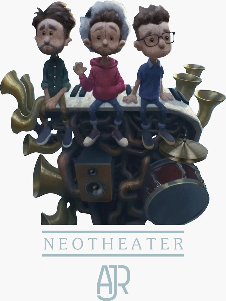 Ajr Neotheater Tour Sticker For Sale By Drasticplastic Redbubble