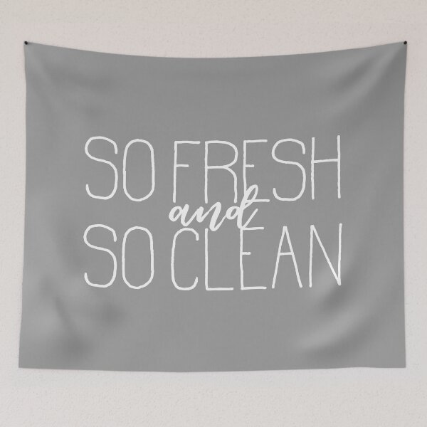 Item preview, So Fresh and So Clean Gray designed and sold by La Chic.