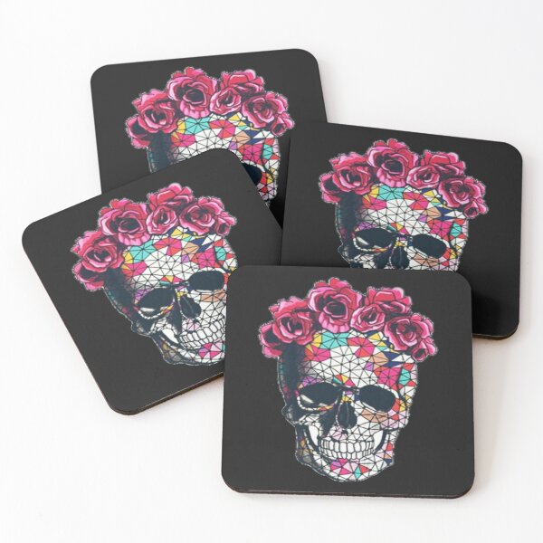 Artikelvorschau, Rosiges Schädel-Design entworfen und verkauft von The Merch.