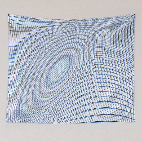Item preview, Blue grid designed and sold by jpresar.