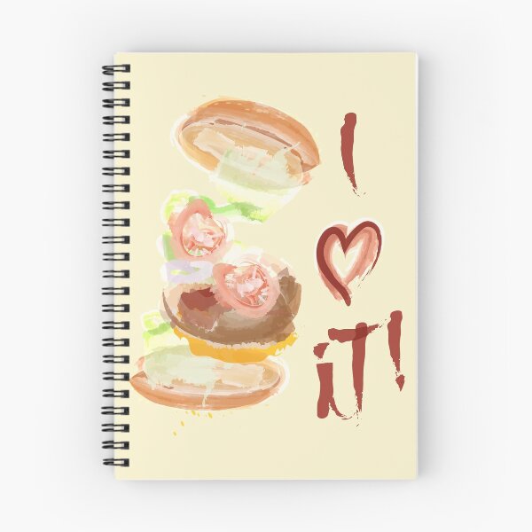 Item preview, I love burger! designed and sold by Arteria Mix.