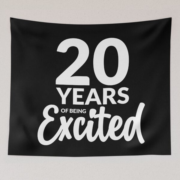 Item preview, 20 years of being excited designed and sold by Amet Hermawan.